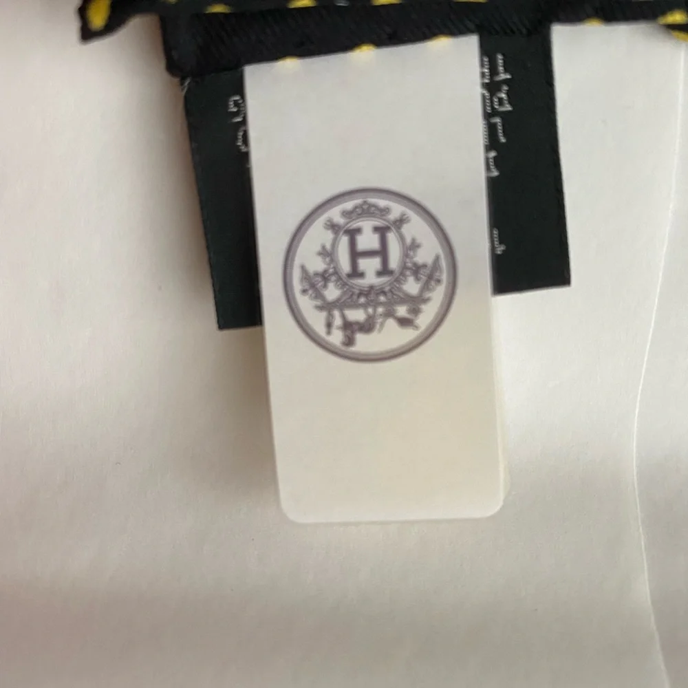 Authentic Hermes Silk Scarf Carre 70 TEA TIME NWT. Never worn! - Picture 10 of 16